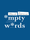Cover image for Empty Words